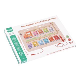 Lelin® Magnetisch Doolhof Trein Puzzel & Oefen Schrijven